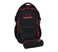 McNeill mochila escolar LUCA 2:0 School Backpack Black & Red negro