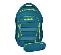 McNeill mochila escolar LUCA 2:0 School Backpack Petrol & Light Green azul petróleo