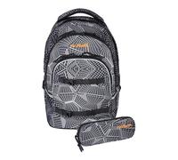 McNeill Milo Juego de mochilas escolares 2 piezas gris