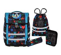 McNeill Perfecto Juego de mochilas escolares 5 piezas negro