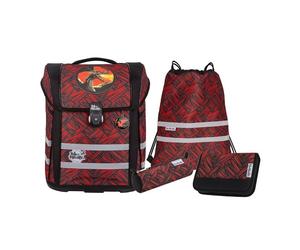 McNeill Perfecto Juego de mochilas escolares 5 piezas rojo