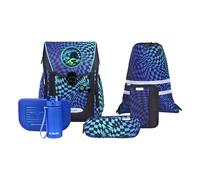 McNeill Primo Juego de mochilas escolares 8 piezas azul