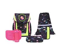 McNeill Primo Juego de mochilas escolares 8 piezas negro