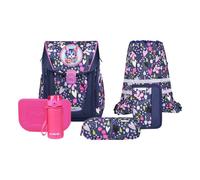 McNeill Primo Juego de mochilas escolares 8 piezas púrpura