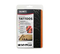 McNett Tenacious Tattoos Wildlife Parches de reparación duraderos para Ropa y Equipo, Unisex Adulto, Negro