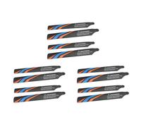 Mcnhbdgg 12 Piezas Hélices de Hoja Principal para Xk K127 RC Helicóptero Avión Dron Piezas de Repuesto de Actualización Accesorios