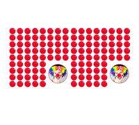 Mcnhbdgg 120 Piezas de Narices de Payaso Rojas Narices de Espuma de Circo para Halloween Navidad Carnaval Disfraces de Fiesta