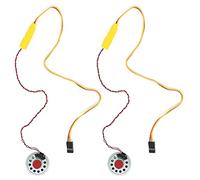 Mcnhbdgg 2X Grupo de Sonido de Altavoces Simulador de Sonido de Bocina de Coche RC para SCX10 TRX4 D90 YIKONG