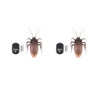 Mcnhbdgg 2X Top Control Remoto por Infrarrojos Simulacro Falsas/Cucarachas/ArañAs RC Toy para NiñOs, MarróN Oscuro