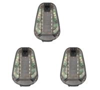 Mcnhbdgg 3X Luz de Baliza de Supervivencia Luz EstroboscóPica Seguridad Supervivencia Linterna IR Luz de SeñAl Impermeable con Cinta MáGica D