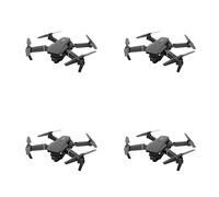 Mcnhbdgg 4X E88 WiFi FPV Dron con Gran Angular 4K HD Cámara Dual Plegable Retención de Altitud RC Quadcopter Drones Profesionales