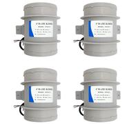 Mcnhbdgg 4X Sopladores en Línea de 4 Pulgadas, Soplador de Sentina para Botes, Ventilador de Enfriamiento, Ventilación de Cabina Marina, 12 V