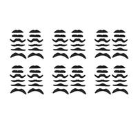 Mcnhbdgg 72 Empaque Autoadhesivo Surtido Falso Bigote/Conjunto de Bigote Fancy Dress Party Cumpleaños con Estilo