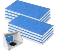 Mcnhbdgg 8 Piezas de Filtros para Cabina de Pintura,Filtro Portátil para Cabina de Pulverización,Filtros Escape para Cabina de Pintura para Reemplazar Cabinas de Pulverización de Aerógrafo
