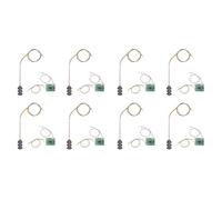 Mcnhbdgg 8X 3 Señales de Semáforo En Color Escala Ho Oo Modelo 6Led para DIY Tabla Cruce Calle Construcción Ferrocarril Dos Lado
