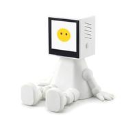 Mcnhbdgg Asistente de Voz Inteligente de Escritorio AI Robot AI con Diálogo Base, Dispositivo Interactivo de Conversación AI para Oficina y Hogar.