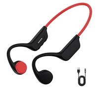 Mcnhbdgg Auriculares de Conducción Ósea para Natación, Auriculares Inalámbricos Impermeables IPX8 Bluetooth 5.4, Auriculares Abiertos Subacuáticos