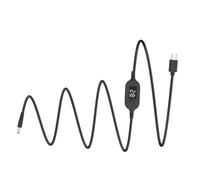 Mcnhbdgg Cable de Alimentación USB C A DC Tipo C A Cable de Alimentación DC 140W Tipo C A 28V 5A Adaptador de Voltaje Ajustable con Conector para Portátil Enrutador