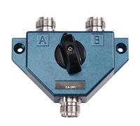 Mcnhbdgg Conmutador Coaxial de Antena de Radioaficionado, Adaptador y Convertidor de Conector Hembra UHF de 1,8 A 600 MHz, Manual CA201