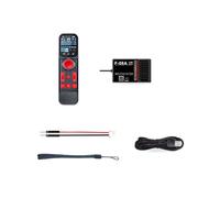 Mcnhbdgg Control Remoto DS800 de 2,4 GHz y 8 Canales FHSS con Receptor F08A para Sistemas de Transmisión de Radio para Coches y Barcos RC.