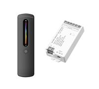 Mcnhbdgg Controlador LED RGB RGBW Inteligente WiFi Bluetooth 16 Millones de Colores 2700 6500K CCT Sincronización de Música Control por Voz Aplicación Remota Tuya Life