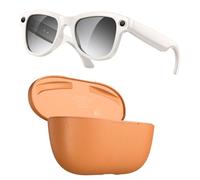 Mcnhbdgg Gafas Inteligentes 2026 8MP Reconocimiento de Fotos con IA con Cámara Integrada Grabación de Video Llamadas por Bluetooth Traducción de Voz Gafas de Sol C