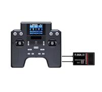 Mcnhbdgg HT-8A Transmisor 2.4G 8CH Control Remoto HT8A Receptor F-08A Helicóptero RC Aeronave Coche Tanque Robot Control Remoto Tecnología 2.4G Control Remoto de 8 Canales