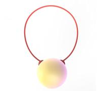 Mcnhbdgg Juguete Interactivo de Voz con de Inteligencia Artificial para Niños, con Colgante Portátil y Forma de Burbuja de Conocimiento.