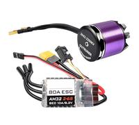 Mcnhbdgg Kit de Motor ESC Sin Escobillas 3542 Outrunner Motor 80A ESC Motor Sin Escobillas para Coche RC Crawler 1/10 1/12 2250KV
