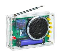 Mcnhbdgg Kit de Radio FM DIY Radio FM Carga Electrónica Práctica de Soldadura Placa de Circuito Piezas Sueltas