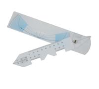 Mcnhbdgg Medidor de Distancia Pupilar Flexible y Graduado para Óptica PD, Regla de Optometría, Gafas de Optometría, Herramienta Optométrica.