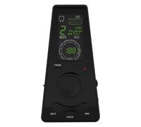 Mcnhbdgg Metrónomo Digital Electrónico con Volumen, Ritmo y Velocidad, Temporizador Ajustable, para Piano, Guitarra, Batería, Violín, Color Negro.