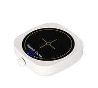 Mcnhbdgg Mini Agitador Magnético con Velocidad Ajustable de 200 A 2000 RPM, Instrumento Portátil Eficiente para Laboratorios, Enchufe Europeo.