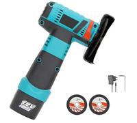 Mcnhbdgg Mini Amoladora Angular Inalámbrica de 12 V y 3 Pulgadas para Cortar, Pulir y Lijar. Enchufe Europeo.