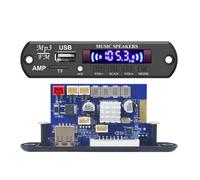 Mcnhbdgg Placa Decodificadora de Reproductor MP3 Bluetooth 5.3 de 12-24 V CC, Radio FM, Módulo Amplificador TF/USB de 2 X 60 W, Receptor de Audio para Coche.