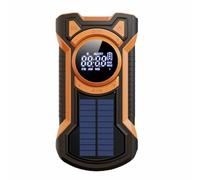 Mcnhbdgg Radio de Emergencia con Manivela y Solar 5000mAh IP65 A Prueba de Agua Bluetooth 5.3 Portátil Am/FM/Alerta Meteorológica NOAA
