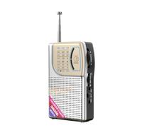Mcnhbdgg Radio Portátil Am/FM/SW con Altavoz Grande y Múltiples Entradas (Tarjeta TF/USB/AUX)