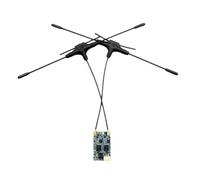 Mcnhbdgg Receptor RX de 900 MHz y 2,4 GHz Receptor RX Gemini ELRS ExpressLRS RX para Dron de Carreras RC FPV de Alcance 80 mm X 2