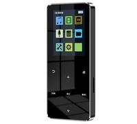 Mcnhbdgg Reproductor Música MP3 MP4 Táctil 1,8 Pulgadas, Bluetooth 5.0, Compatible con Tarjeta, con Radio FM, Despertador, Podómetro, Lector Libros Electrónicos y Altavoz Incorporado