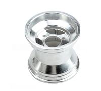 Mcnhbdgg Rueda Delantera 10x4.50-5 o Trasera 11x7.10-5, Buje de Rueda de 180 Mm, 5 Pulgadas para Karting, 4 Llantas de Aleación de Aluminio para Drift, Delantera.