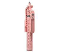Mcnhbdgg Selfie para Móvil de 1,8 M de con Cabezal Giratorio de 360°, Soporte de Cuatro Patas, Control Remoto Bluetooth, Trípode Extensible para Smartphone, Color Rosa