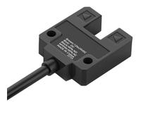 Mcnhbdgg Sensor de Interruptor Fotoeléctrico de Ranura -SU10N, NPN/PNP, 12-24 VCC, Detector Óptico de Proximidad Infrarrojo de 4 Hilos.