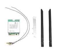 Mcnhbdgg Tarjeta Adaptadora Inalámbrica RTL8851BE AX900 WIFI6 con Antena de Doble Banda 2.4G/5G BT5.2 NGFF M.2 para 10/11