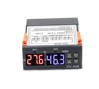 Mcnhbdgg Termostato Digital -3028, Controlador de Temperatura y Humedad, Termostato, Higrómetro e Higrostato, Interruptor de Control de 110-220 V.