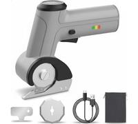 Mcnhbdgg Tijeras Eléctricas Inalámbricas 4V Max Corte 1/4" para Cajas de Cartón/Alfombra/Plástico Incluye Estuche de Almacenamiento y Cable USB.