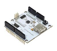 Mcnhbdgg USB Host Shield 2.0, Módulo de Placa de Expansión Electrónica Compatible con Bricolaje, Controlador de Interfaz USB para Robótica y Proyectos.