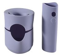Mcnhbdgg Violeta Protectora de Silicona Suave para Secador de Pelo SupersóNico, Estuche 360 De ProteccióN para Piel de Cubierta de Ventilador