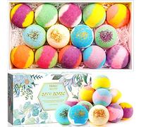 McNory 14 Bombas de Baño,Set Bolas de Baño con Aceites Esenciales,Bath bombs Baño de Burbujas,Sales de Baño,Navidad Dia de san valentin Regalo femenino