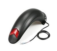 MCNVNEFSAW 10in scooter eléctrico scooter delantero guardián de neumático trasero guardia delantero trasero barro guardia conjunto MudGuard Fenders compatible for Kugoo M4 Kick Scooter Scooter Parts A