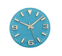 MCNVNEFSAW 28.5mm reloj dial + relojes manos verde luminoso modificado 369 uñas reloj de hombre caras accesorios accesorios NH35 / NH36 / 4R / 7S Movimiento Esfera del reloj(Blu)